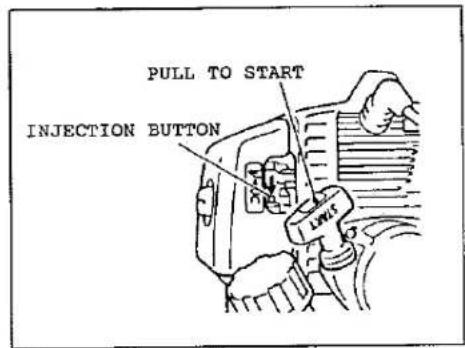 PULL TO START INJECTION BUTTON