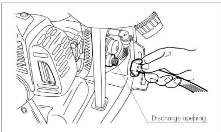 Discharge opening