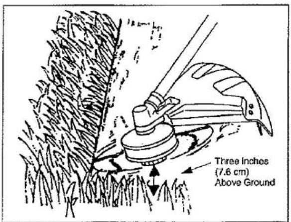 Three inches (7.6 cm) Above Ground