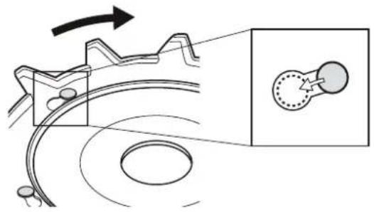 Maruyama LB30 - How to remove the upper and the lower blades - 1