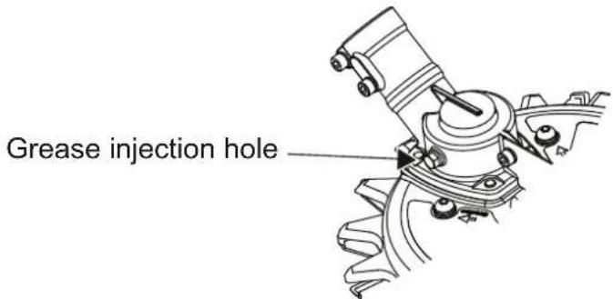 Grease injection hole