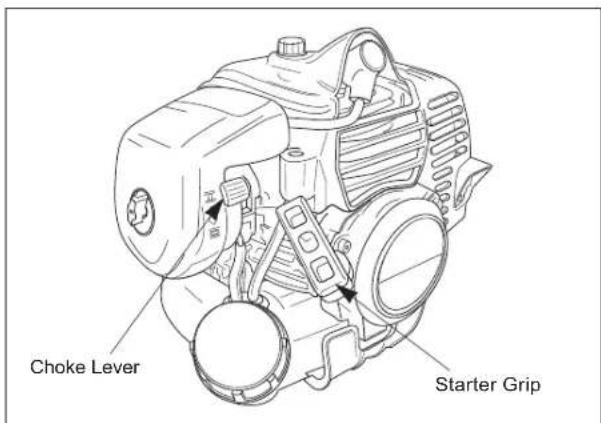 Choke Lever Starter Grip