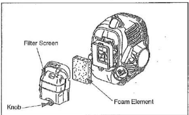 Filter Screen Knob Foam Element
