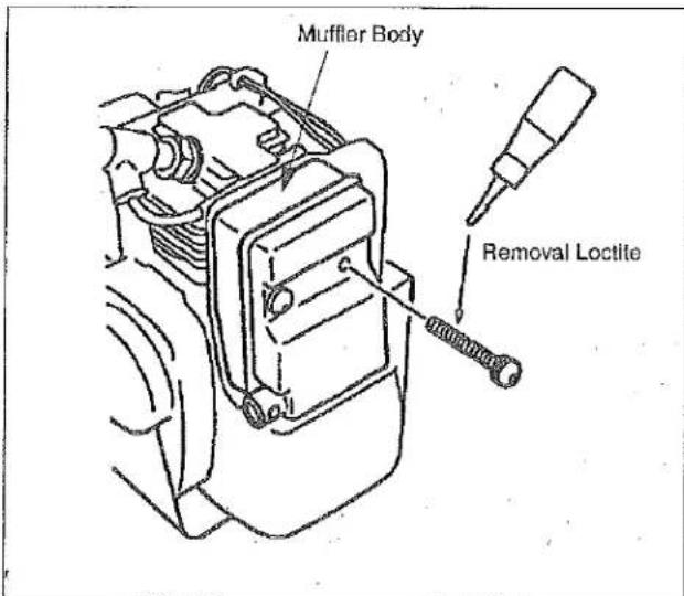 Muffler Body Removal Loctile
