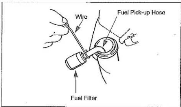 Wire Fuel Pick-up Hose Fuel Filter