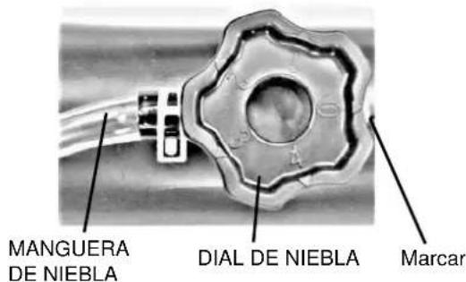 MANGUERA DE NIEBLA DIAL DE NIEBLA Marcar