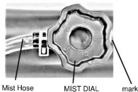 Mist Hose MIST DIAL mark