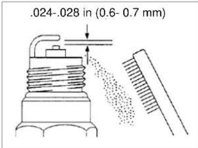 Maruyama MM92 - Mantenimiento de la bujía - 1