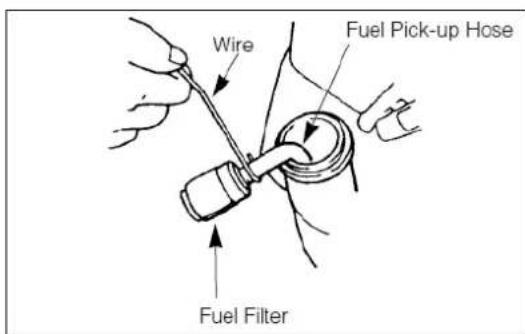 Wire Fuel Pick-up Hose Fuel Filter