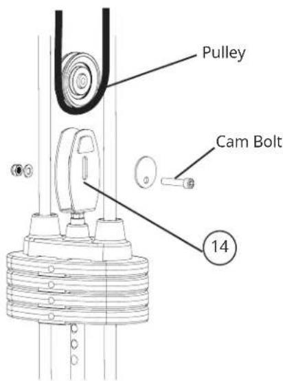 Pulley Cam Bolt 14