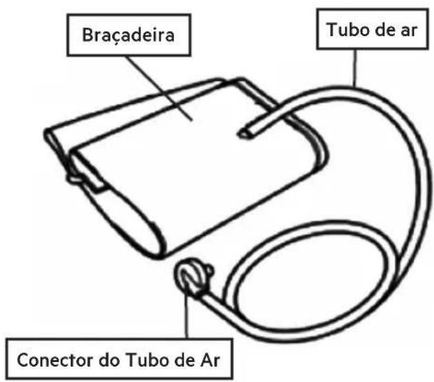 Braçadeira Tubo de ar Conector do Tubo de Ar