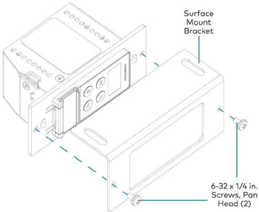 Surface Mount Bracket 6-32 x 1/4 in. Screws, Pan Head (2)