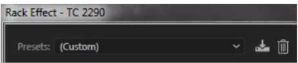 Rack Effect - TC 2290 Presets: (Custom)