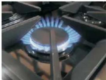 Kucht KDF302 - Flame Size - 1