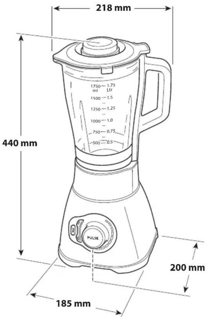 RGV Industrial Blender - H Caratteristiche tecniche - 1