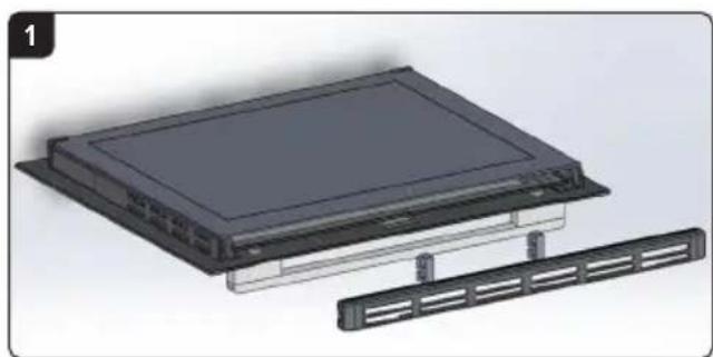 Technika TO6010ATB - How to Dismantle the Oven Door for Cleaning - 1