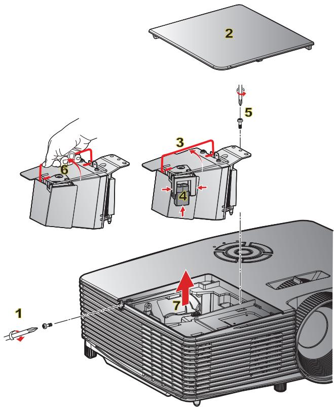 OPTOMA W351 - CAUTION! - 4