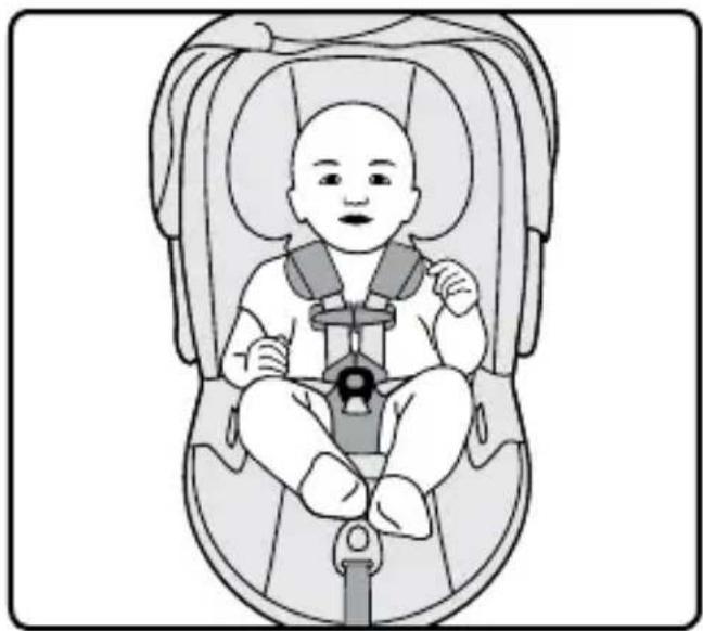 BRITAX B-Safe Ultra - Instalación con banda horizontal - 1