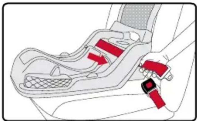 BRITAX B-Safe Ultra - Instalación con cinturón de banda horizontal - 1