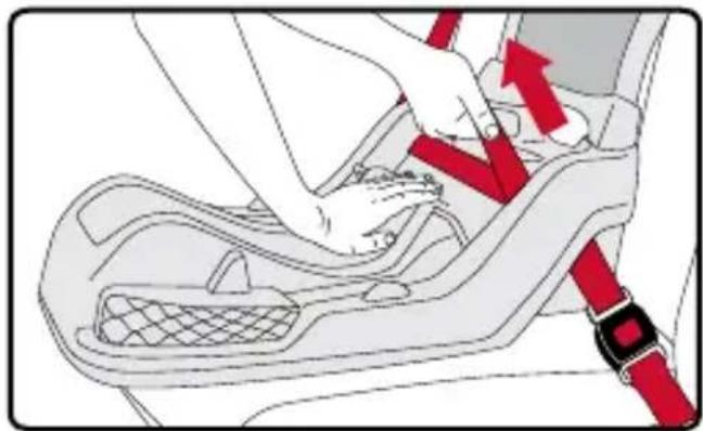 BRITAX B-Safe Ultra - Instalación con cinturón de banda horizontal y transversal - 3