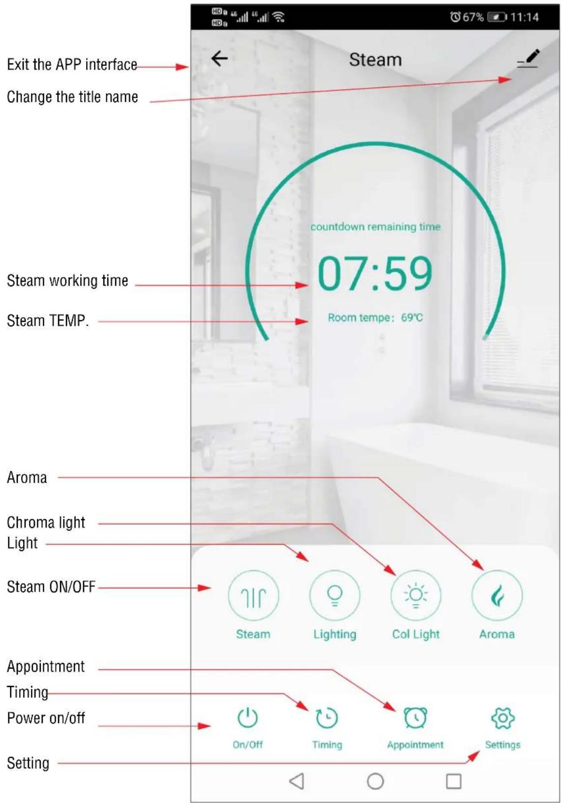 SteamSpa Black Series BKT1200BN-A - 3.Adding your steam generator to the APP List - 7