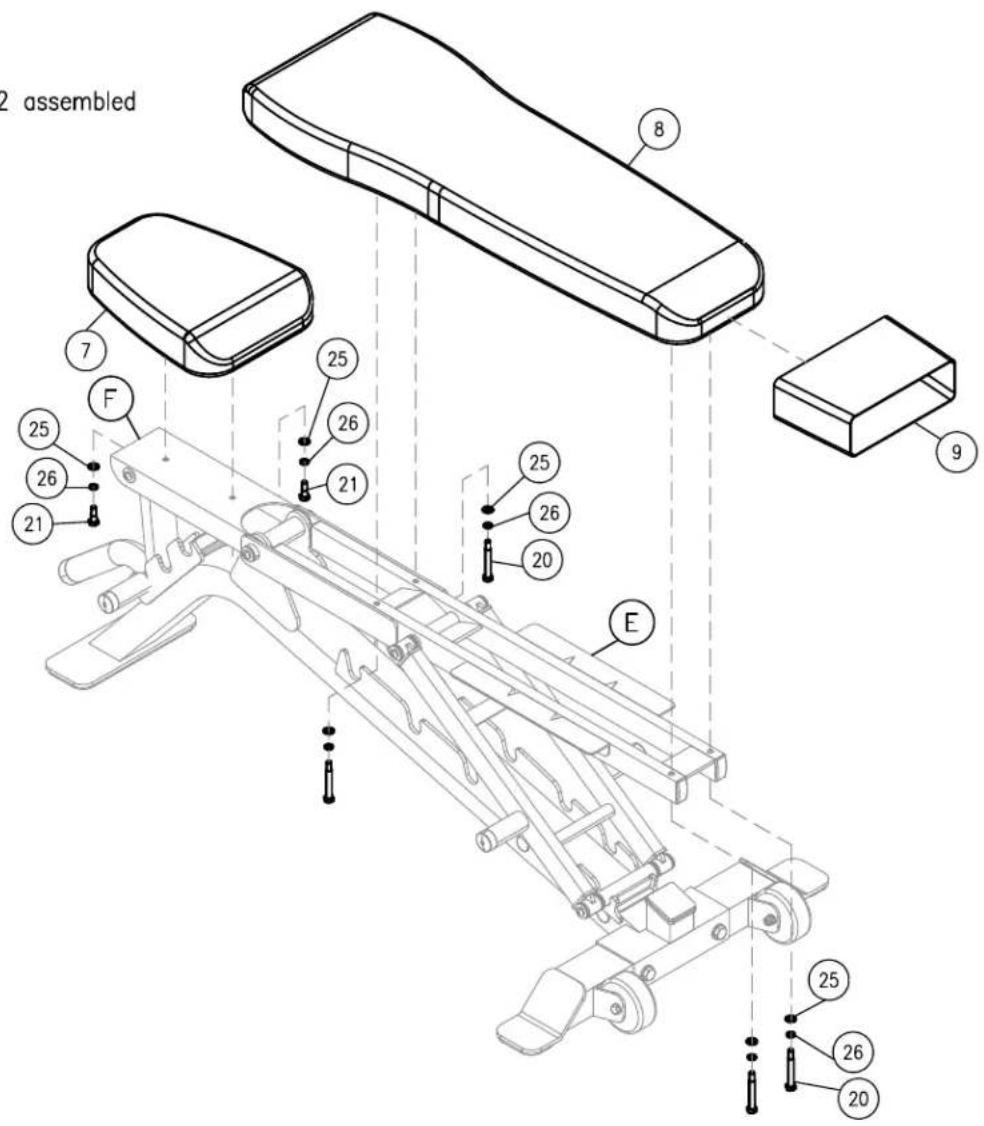 2 assembled 7 F 25 26 21 25 26 20 E 9