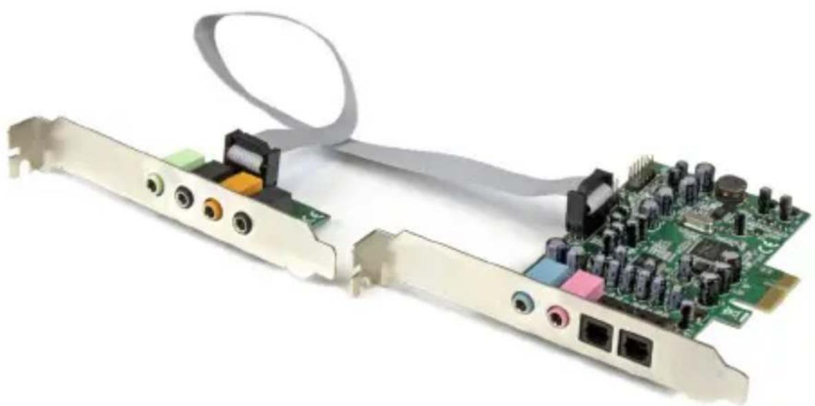 StarTech.com PEXSOUND7CH - Channel PCI Express Digital Surround Sound Card - 24 Bit / 192KHz - 1