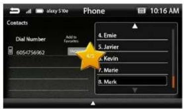Contacts Dial Number Added to 6054756962 4. Emie 5. Javier 6. Kevin 7. Marie 8. Mark 10:16 AM