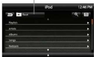 iPod 12:46 PM Playlists Artists Albums Songs Podcasts