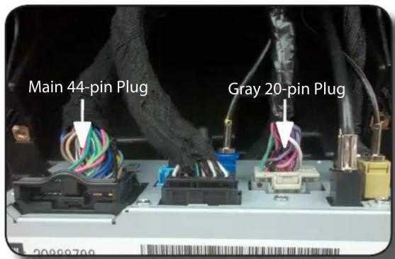 Main 44-pin Plug Gray 20-pin Plug