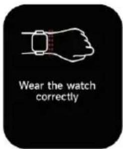 Wear the watch correctly