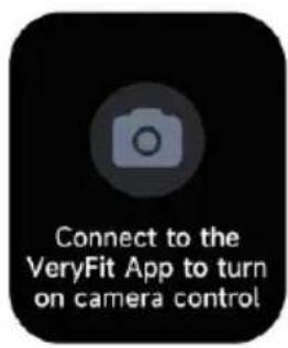 Connect to the VeryFit App to turn on camera control