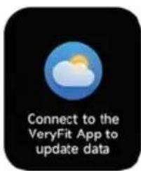 Connect to the VeryFit App to update data