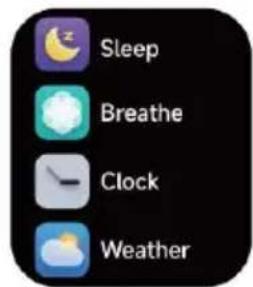 Sleep Breathe Clock Weather