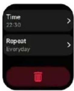 Time 22:30 > Repeat Everyday >