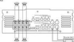 Soundstream TXP4.3500D - 4CHANNEL AMPLIFIER WIRING - 1