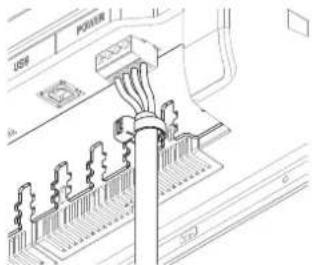 SIMRAD M5000 - Cable retention - 2