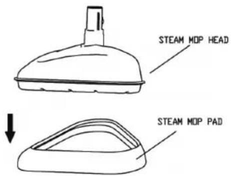 STEAM MOP HEAD STEAM MOP PAD
