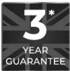 3* YEAR GUARANTEE