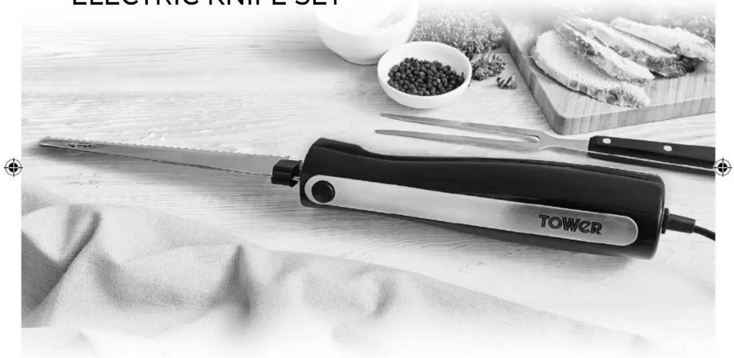 Tower T19028 - 120W ELECTRIC KNIFE SET - 1