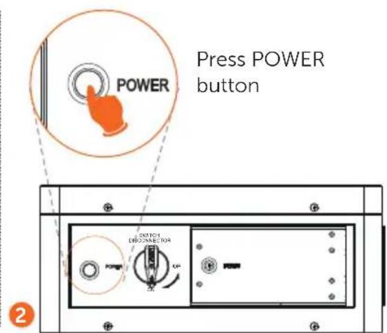 Press POWER button 2