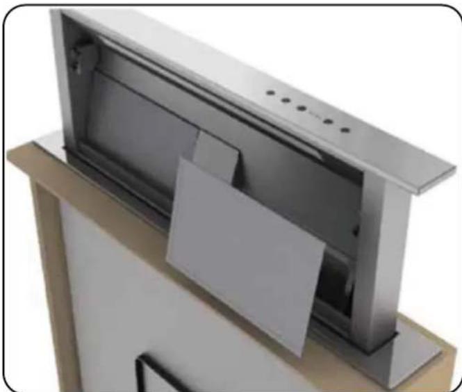 SIRIUS SDD2ELEMTC88 - If the rangehood presents any anomaly, disconnect the appliance or remove the fuse corresponding to the appliance power disconnecting line. - 5