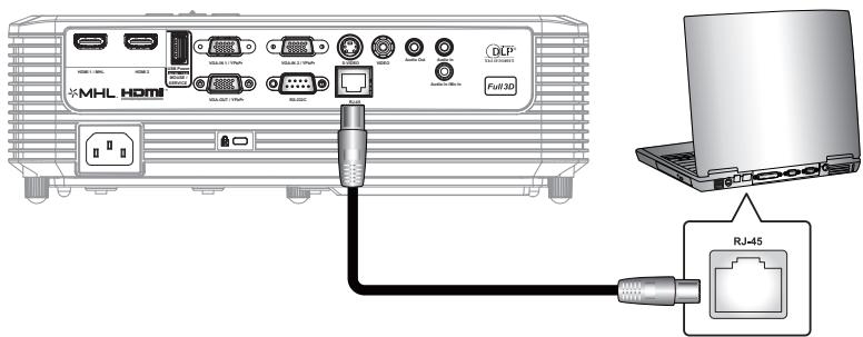 OPTOMA W354 - LAN RJ45 - 1