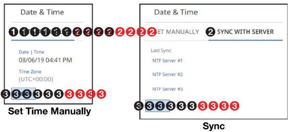 Extron NAV 10SD 101 - Date & Time page - 1