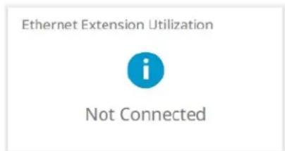 Ethernet Extension Utilization i Not Connected