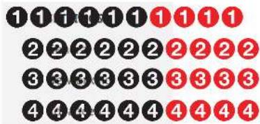 1 1 1 1 1 1 1 1 1 1 2 2 2 2 2 2 2 2 2 2 3 3 3 3 3 3 3 3 3 3 4 4 4 4 4 4 4 4 4 4