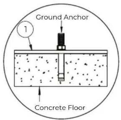 Ground Anchor 1 Concrete Floor