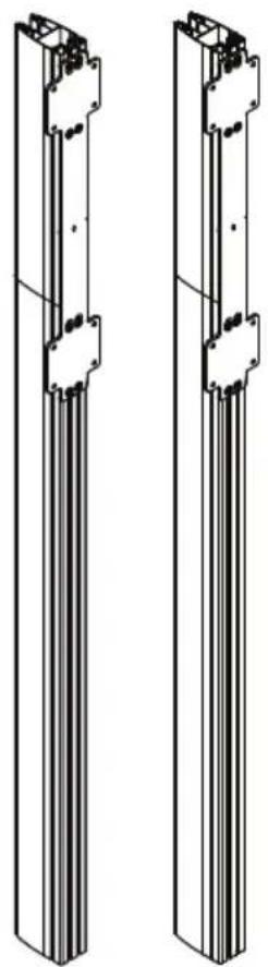 B-Tech BT8538 - Attach Fixing Plates To Columns - 2