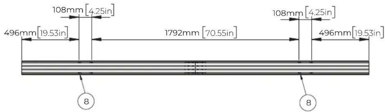 108mm [4.25in] 496mm[19.53in] 1792mm [70.55in] 108mm [4.25in] 496mm[19.53in] 8 8