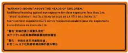 Christie DWU760A-iS - Laser labels - 3